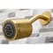 Kingston Brass Tub and Shower Faucet, Brushed Brass, Wall Mount KBX8147ZX - alternate 2